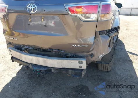 2016 Toyota Highlander Xle V6 from USA, damaged, VIN 5TDJKRFH7GS317359
